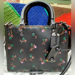 🍒🍒Coach Rogue 25 with Cherry Print 🍒🍒